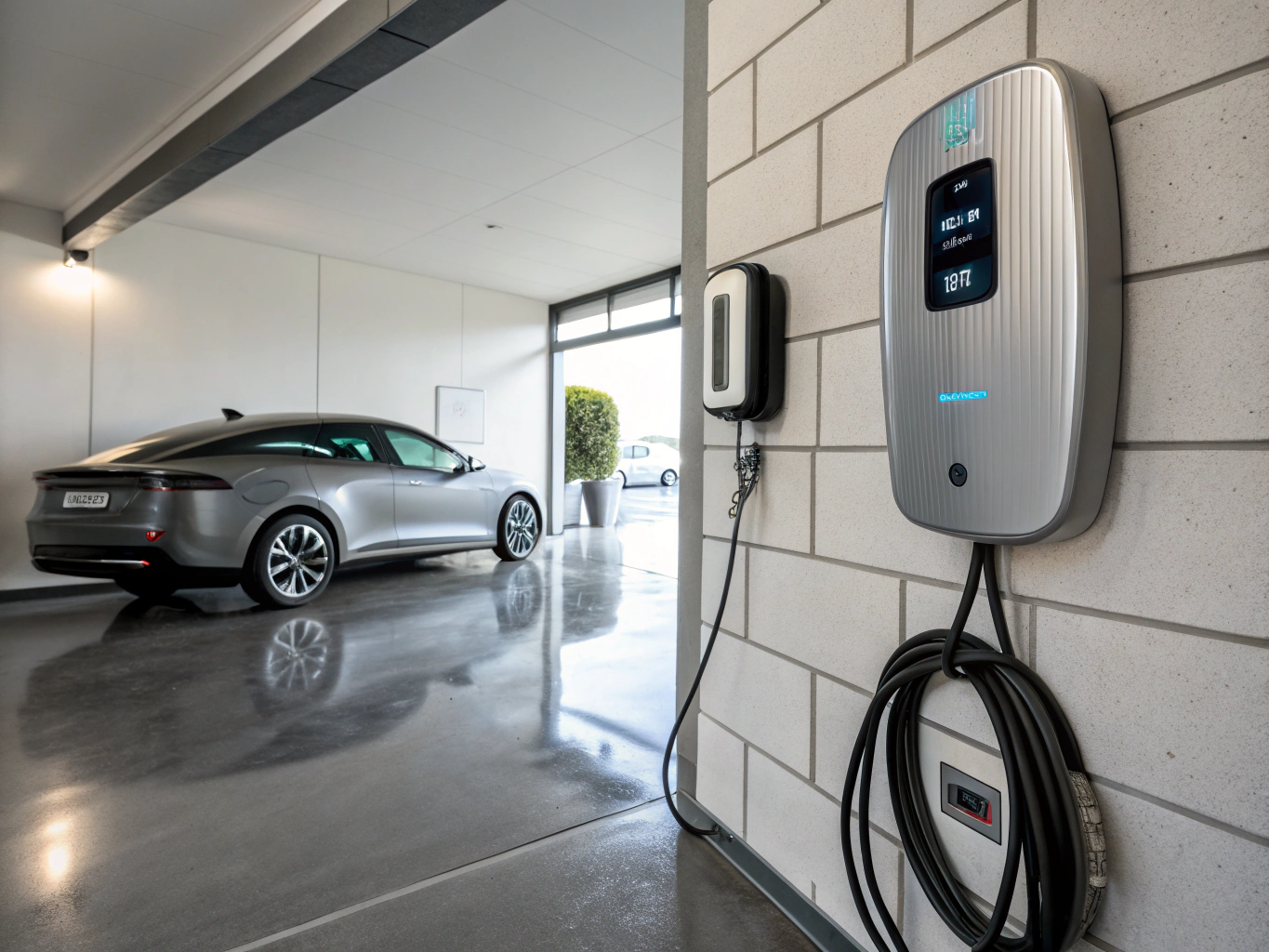 Recharge rapide à domicile pour VE.