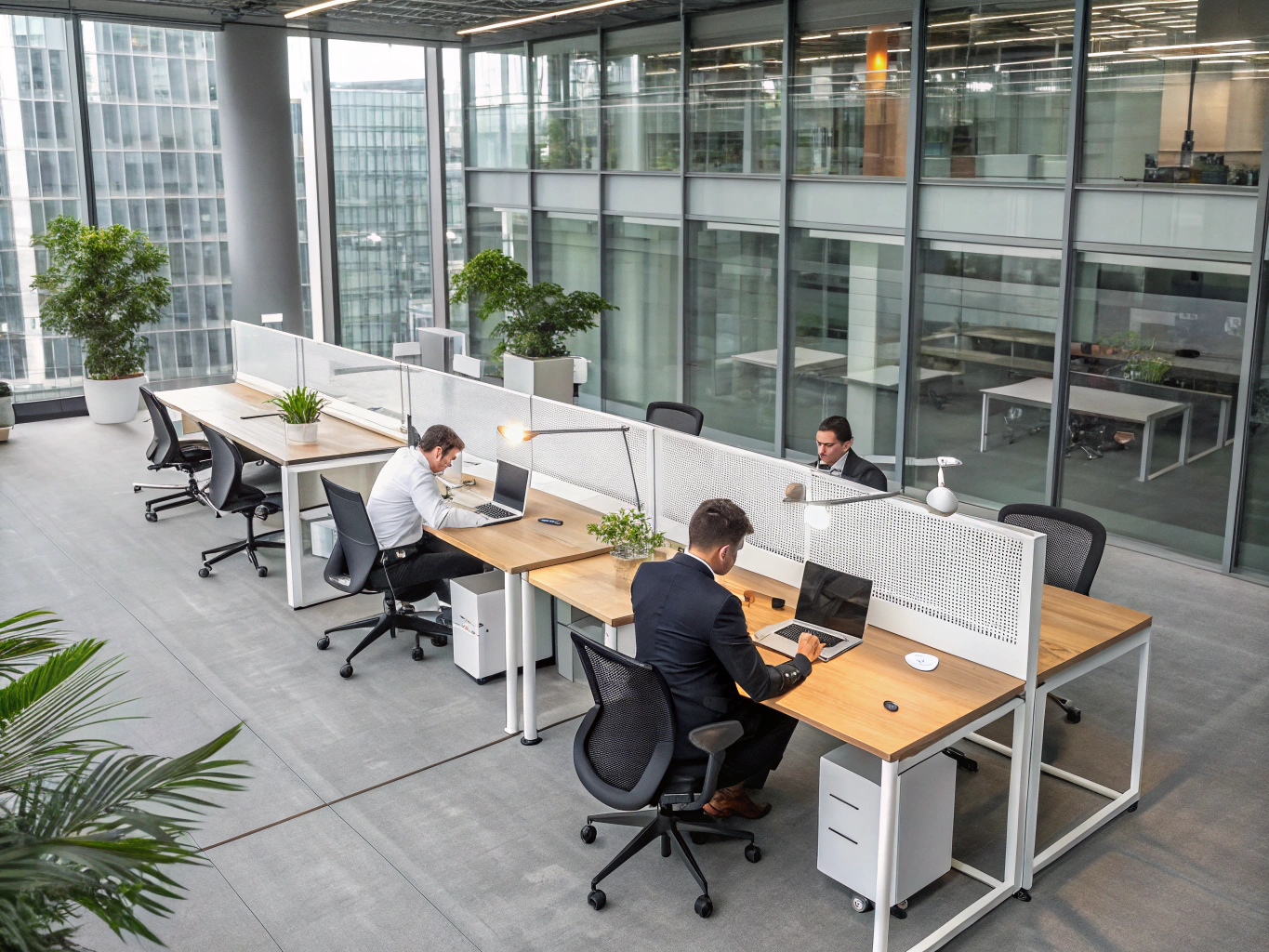 Éclairage LED pour espaces professionnels.